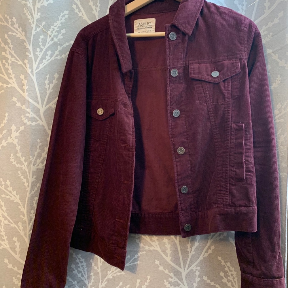Maroon Corduroy Jacket